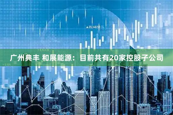 广州典丰 和展能源：目前共有20家控股子公司